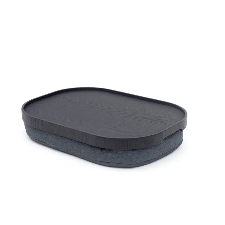 Tablette de genou CurveLine™ anti-glisse 47x34 cm - Noir saule gris - Bosign