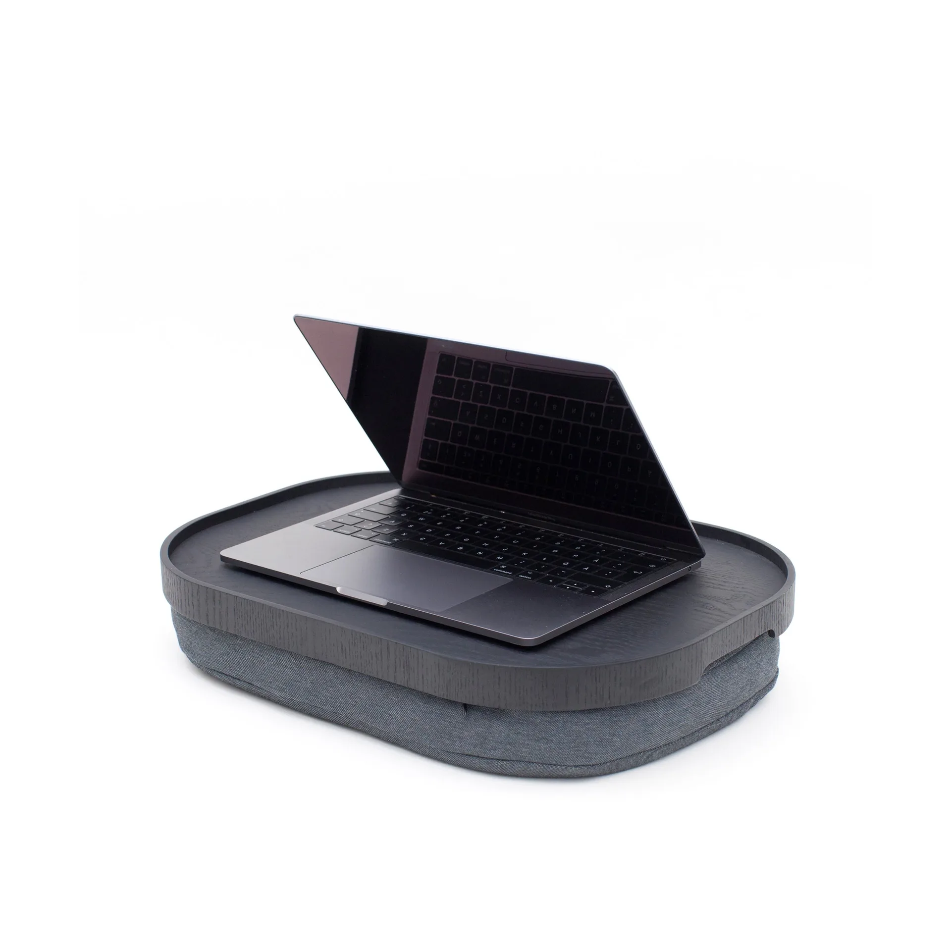 Tablette de genou CurveLine™ anti-glisse 47x34 cm, Noir saule gris Bosign