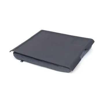 Tablette de genou Laptray anti-glisse 46x38 cm - Noir osier-gris - Bosign