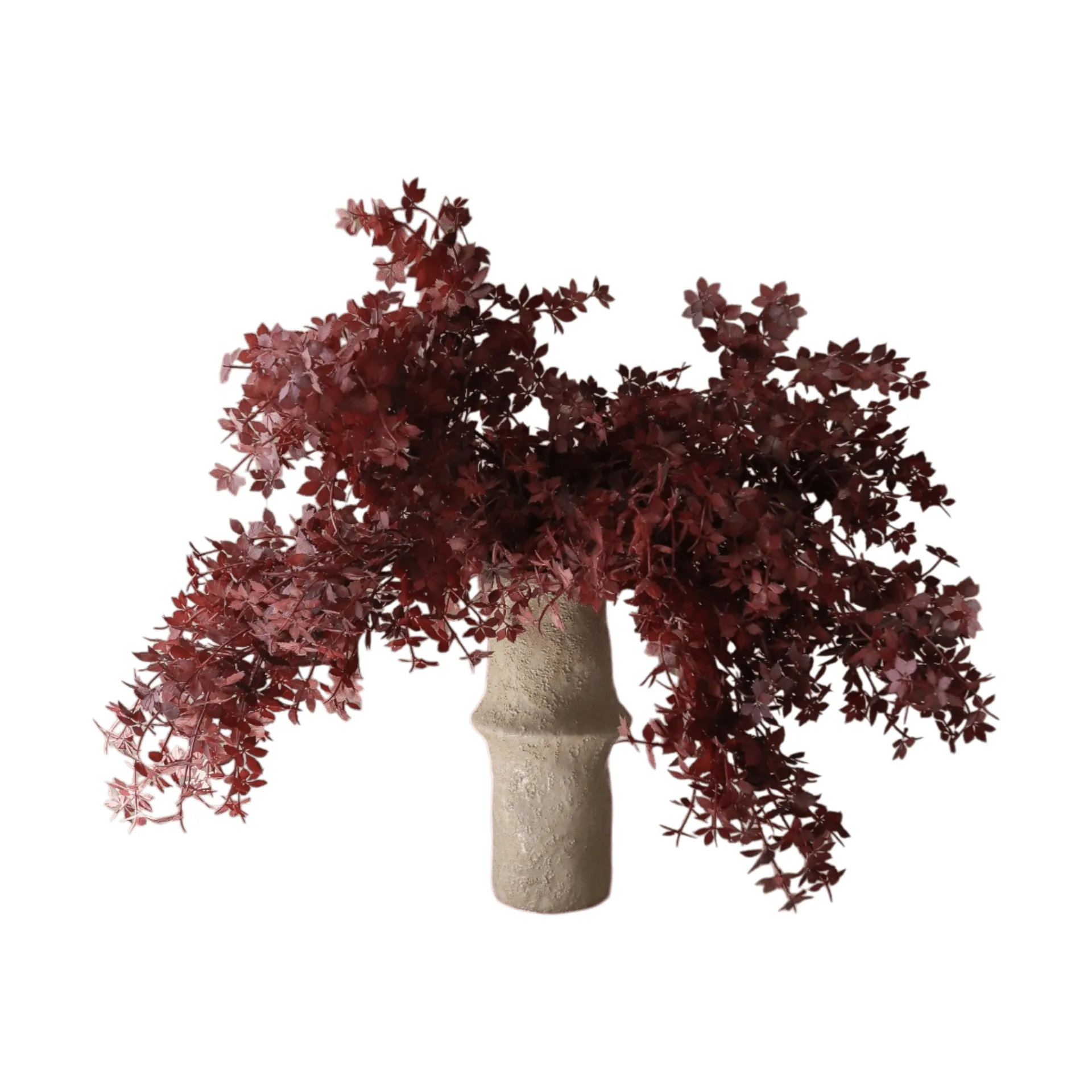 Bouquet artificiel Burgundy Maple Branch, 107 cm, 4 pièces Botané