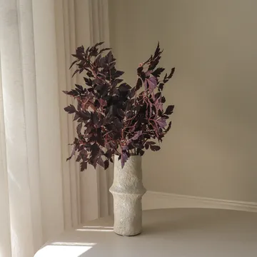 Bouquet artificiel Burgundy Plum Leaves - 85 cm, 4 pièces - Botané