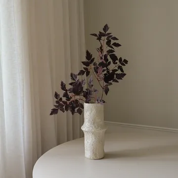 Bouquet artificiel Burgundy Plum Leaves - Red, 85 cm, 1 pièce - Botané