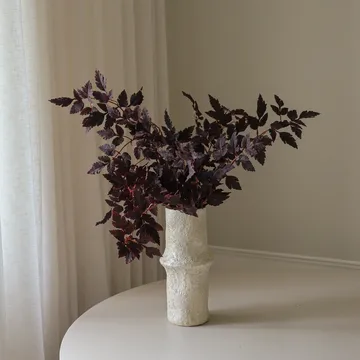 Bouquet artificiel Burgundy Plum Leaves - Red, 85 cm, 1 pièce - Botané