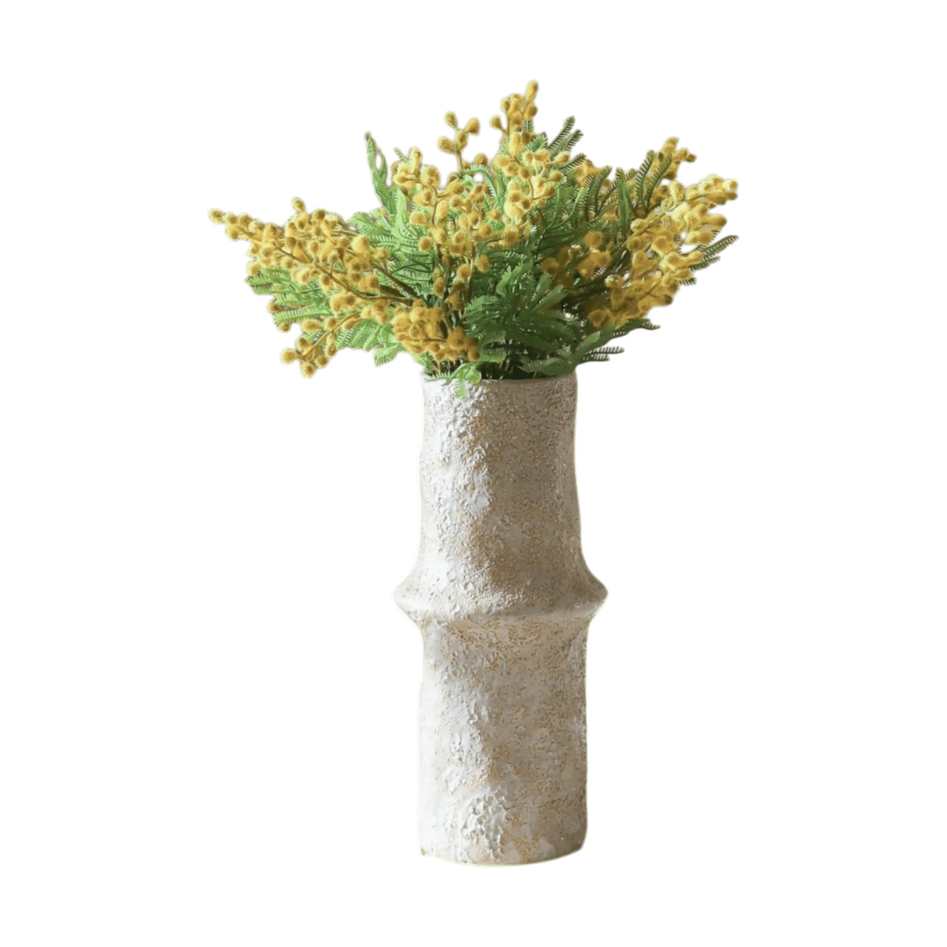 Bouquet artificiel de mimosa, Mini, jaune 10 pcs Botané