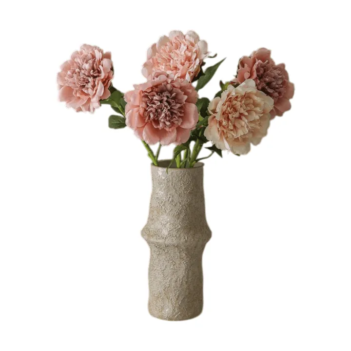Bouquet artificiel de pivoines - Dusty, 5 pièces - Botané