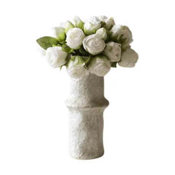 Bouquet artificiel de roses - Mini, blanc 10 pcs - Botané