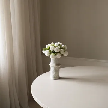 Bouquet artificiel de roses - Mini, blanc 10 pcs - Botané