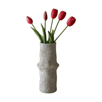 Bouquet artificiel de tulipes - Light red, 5 pièces - Botané