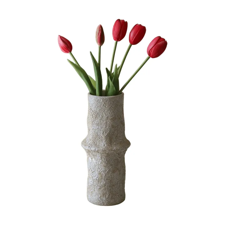 Bouquet artificiel de tulipes - Light red, 5 pièces - Botané