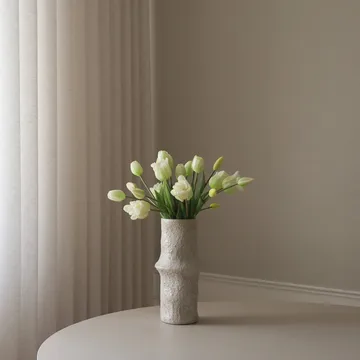 Bouquet artificiel de tulipes mixtes - Blanc, 20 pcs - Botané