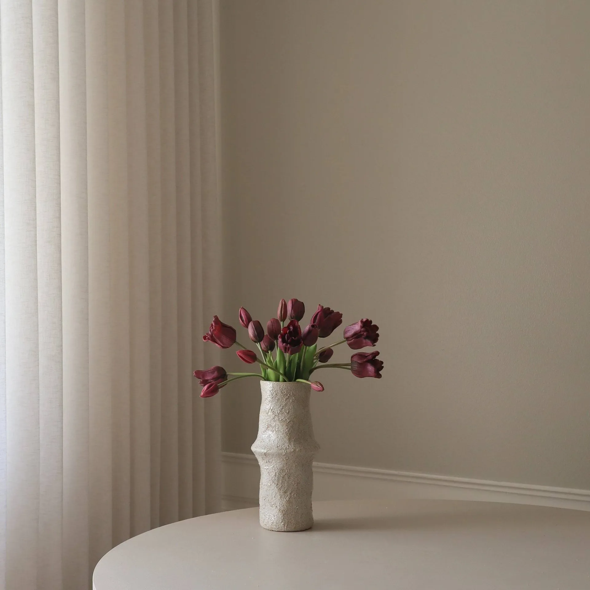 Bouquet artificiel de tulipes mixtes, Lila, 20 pièces Botané