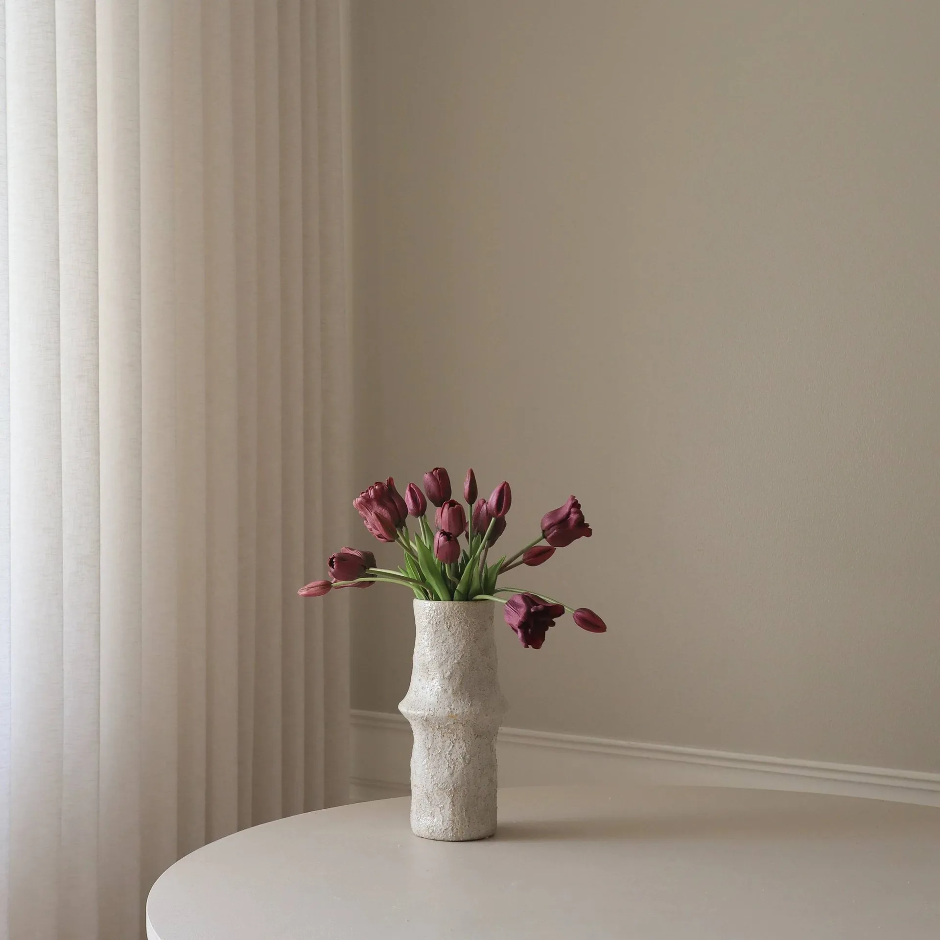 Bouquet artificiel de tulipes mixtes, Lila, 20 pièces Botané