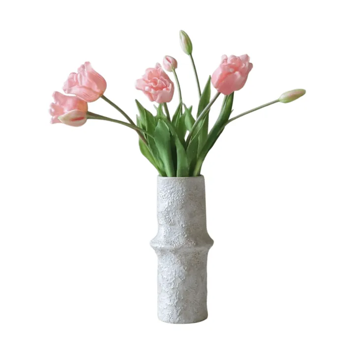 Bouquet artificiel de tulipes Triumph - Rose pâle, 10 pcs - Botané
