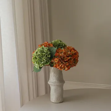 Bouquet artificiel d’hortensias - Copper, 60 cm, 7 pièces - Botané