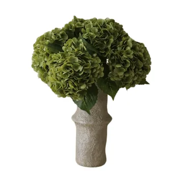 Bouquet artificiel d’hortensias - Moss green, 51 cm, 6 pièces - Botané
