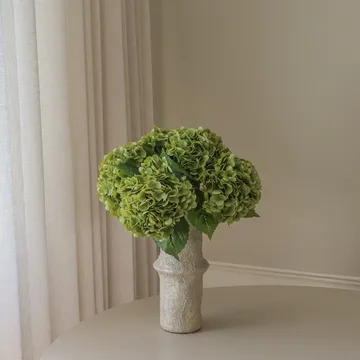 Bouquet artificiel d’hortensias - Moss green, 51 cm, 6 pièces - Botané
