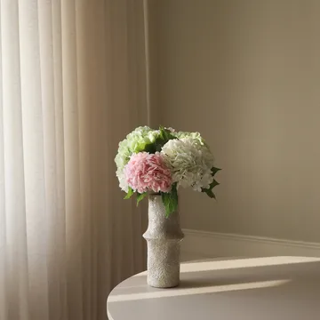 Bouquet artificiel d’hortensias - Rose-blanc-vert, 7 pcs - Botané