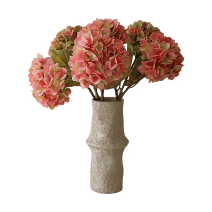 Bouquet artificiel d’hortensias - Soft pink, 60 cm, 5 pièces - Botané