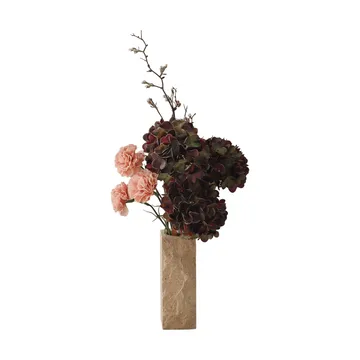 Bouquet artificiel Moody Blush - Hortensia, œillet, branche, 97 cm - Botané