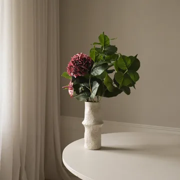 Bouquet artificiel Velvet rouge - Hortensia-rouge anthurium 6 pcs - Botané