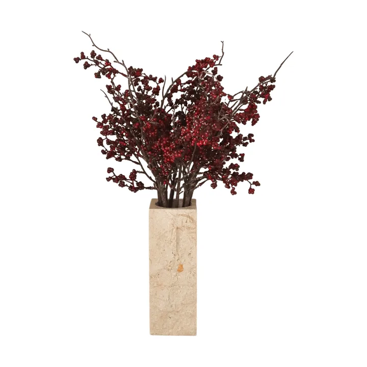 Bouquet artificiel Wild Berry - Brindilles de baies rouge foncé, 66 cm - Botané