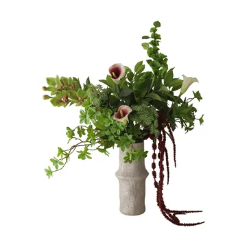 Bouquet artificiel Wild Grove - Calla-orchidée cymbidium-carotte sauvage, 112 cm, 16 pièces - Botané