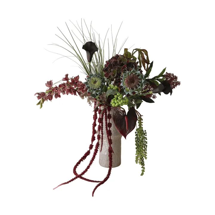 Bouquet artificiel Woodland Nocturne - Calla-anthurium-hortensia-tournesol d’automne, 112 cm, 14 pièces - Botané