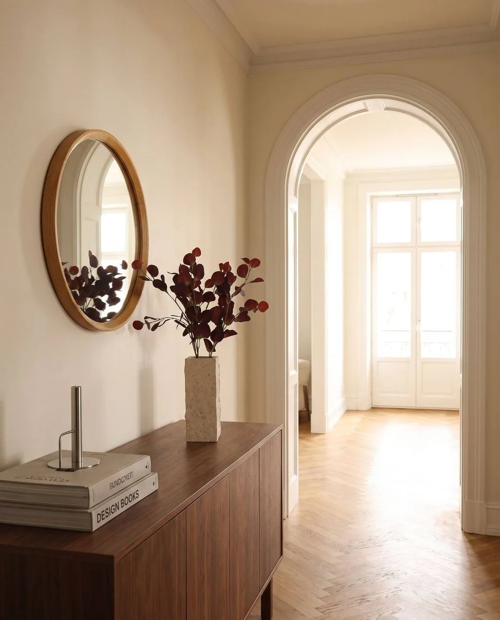 Branche artificielle d’eucalyptus, Burgundy, 84 cm Botané