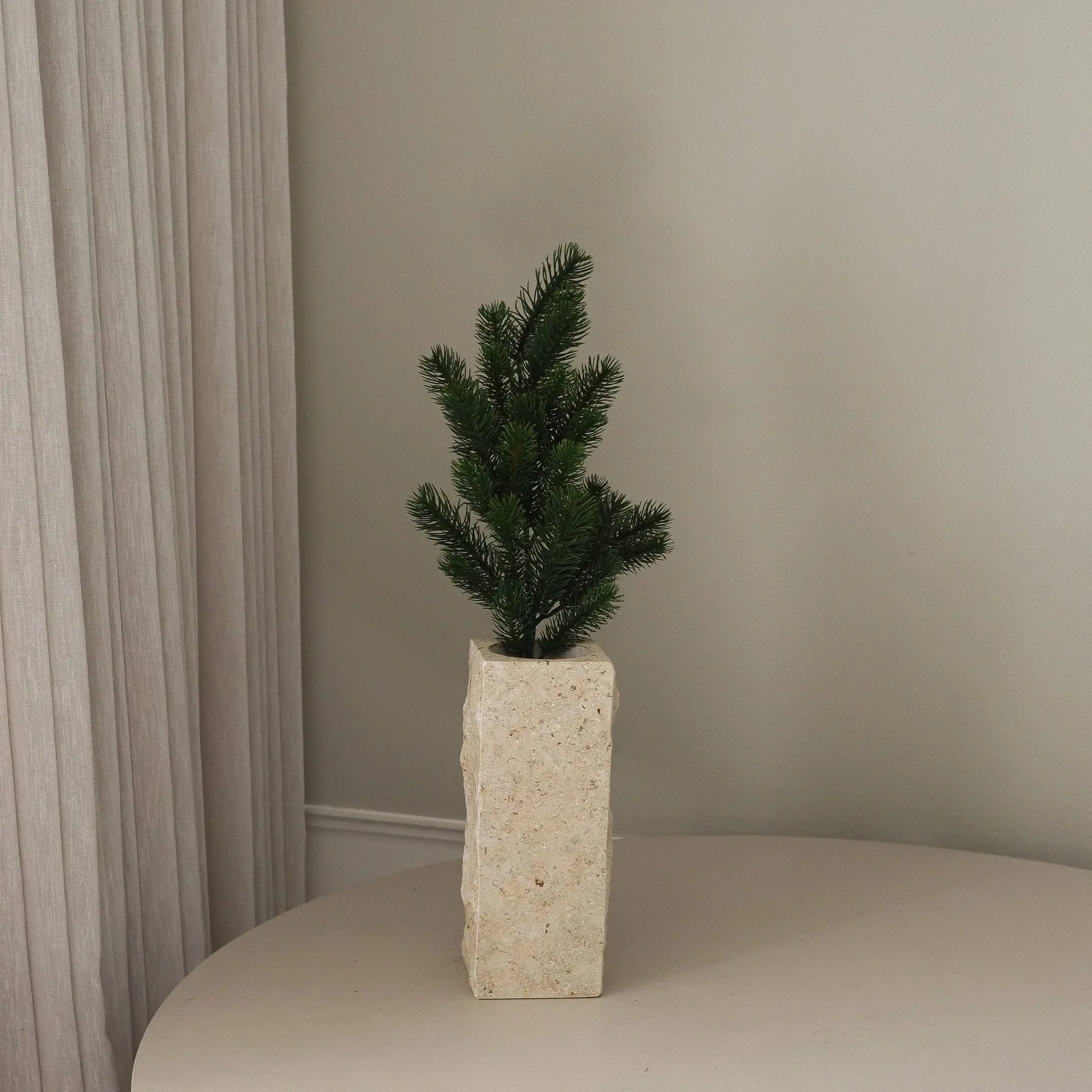 Branche de pin artificielle, Vert, 65 cm Botané
