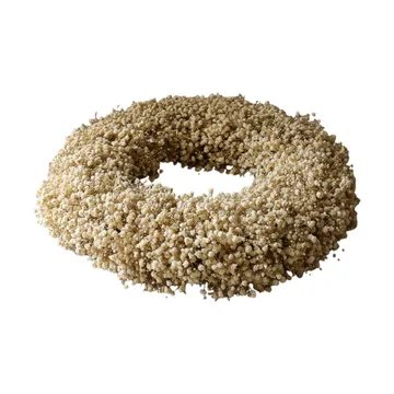 Couronne de fleurs Gypsophile Wreath - Yellow, Ø40 cm - Botané