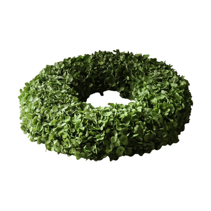 Couronne de fleurs Hortensia Wreath - Green, Ø40 cm - Botané