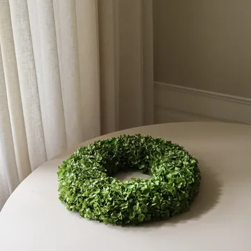 Couronne de fleurs Hortensia Wreath - Green, Ø40 cm - Botané
