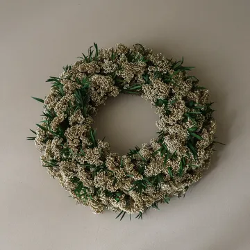 Couronne de fleurs Whisper Meadow Wreath - Fleur de riz, Ø40 cm - Botané
