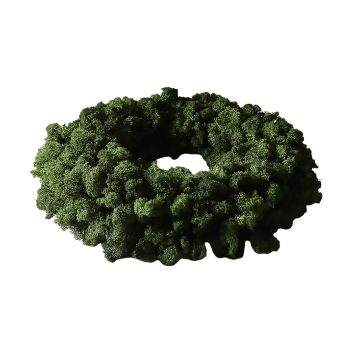 Couronne de mousse Moss Wreath - Green, Ø40 cm - Botané