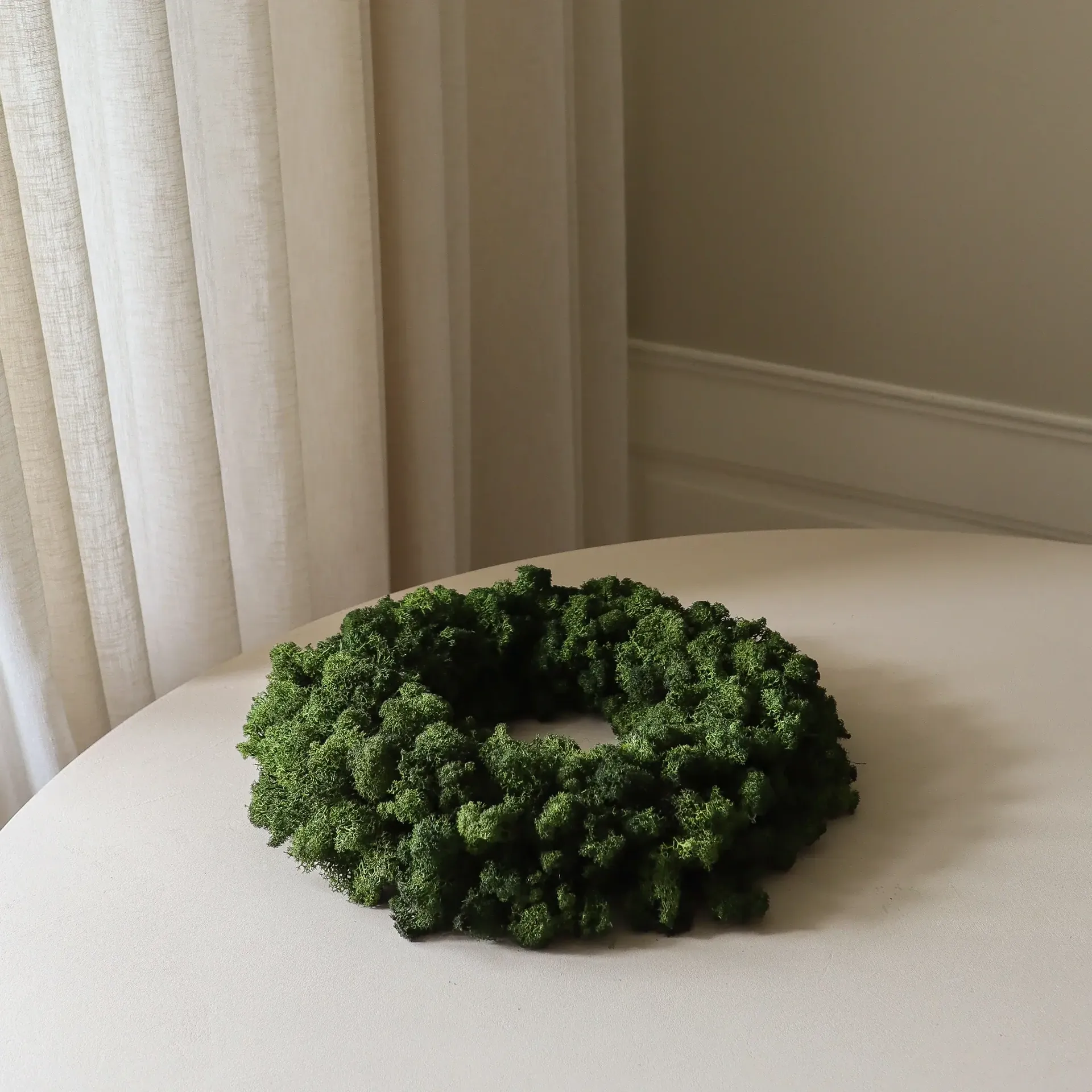 Couronne de mousse Moss Wreath, Green, Ø40 cm Botané