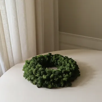 Couronne de mousse Moss Wreath - Green, Ø40 cm - Botané