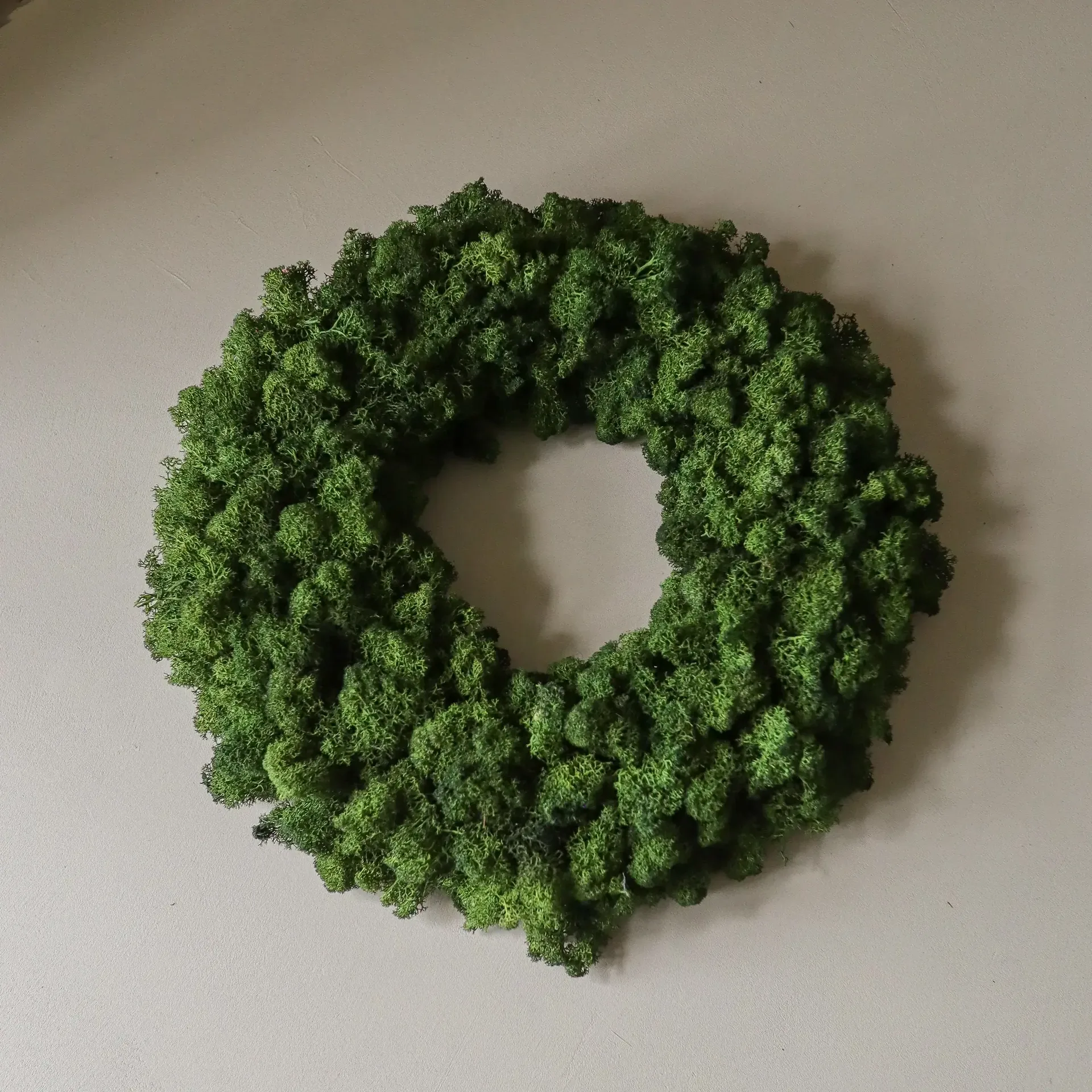 Couronne de mousse Moss Wreath, Green, Ø40 cm Botané