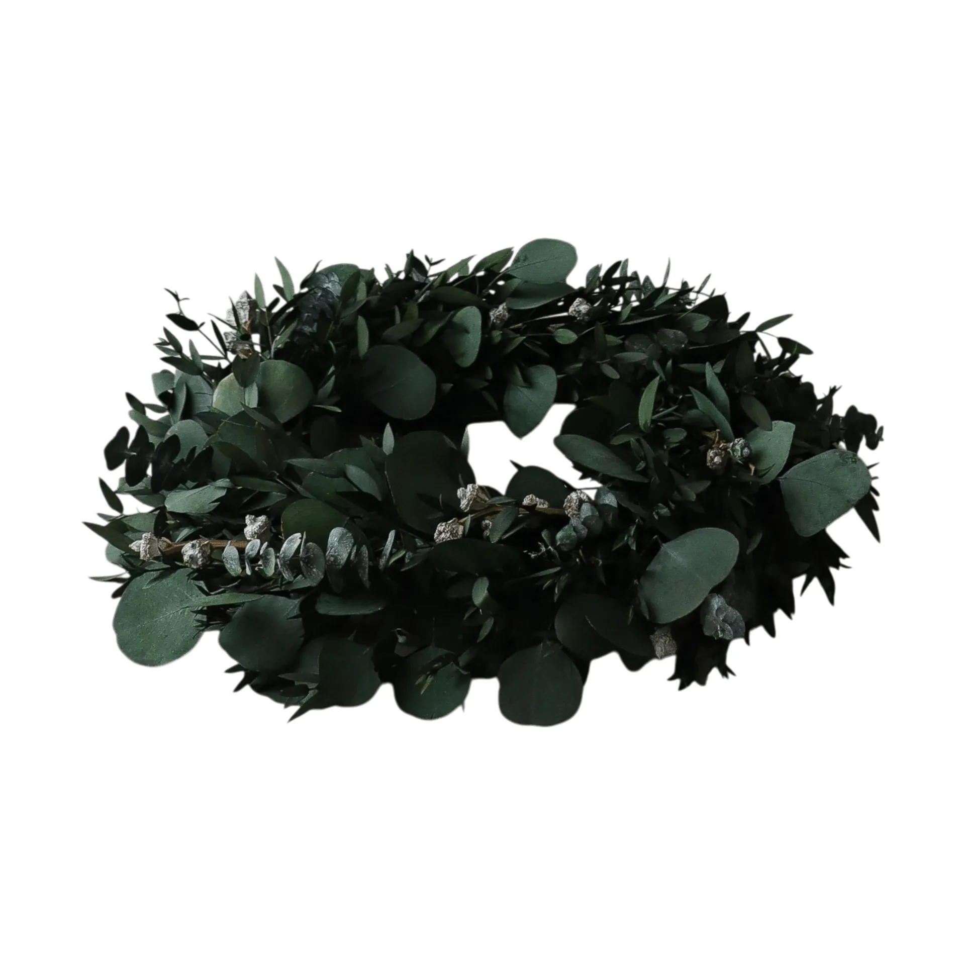 Couronne Eucalyptus Wreath, Green mixed, Ø40 cm Botané