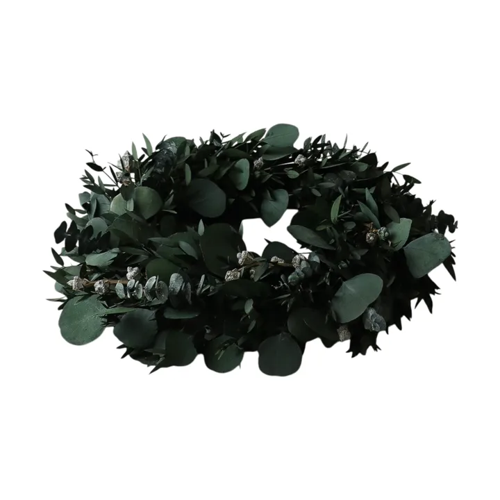 Couronne Eucalyptus Wreath - Green mixed, Ø40 cm - Botané