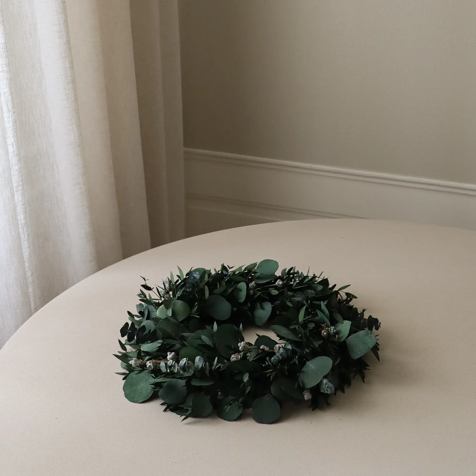 Couronne Eucalyptus Wreath, Green mixed, Ø40 cm Botané