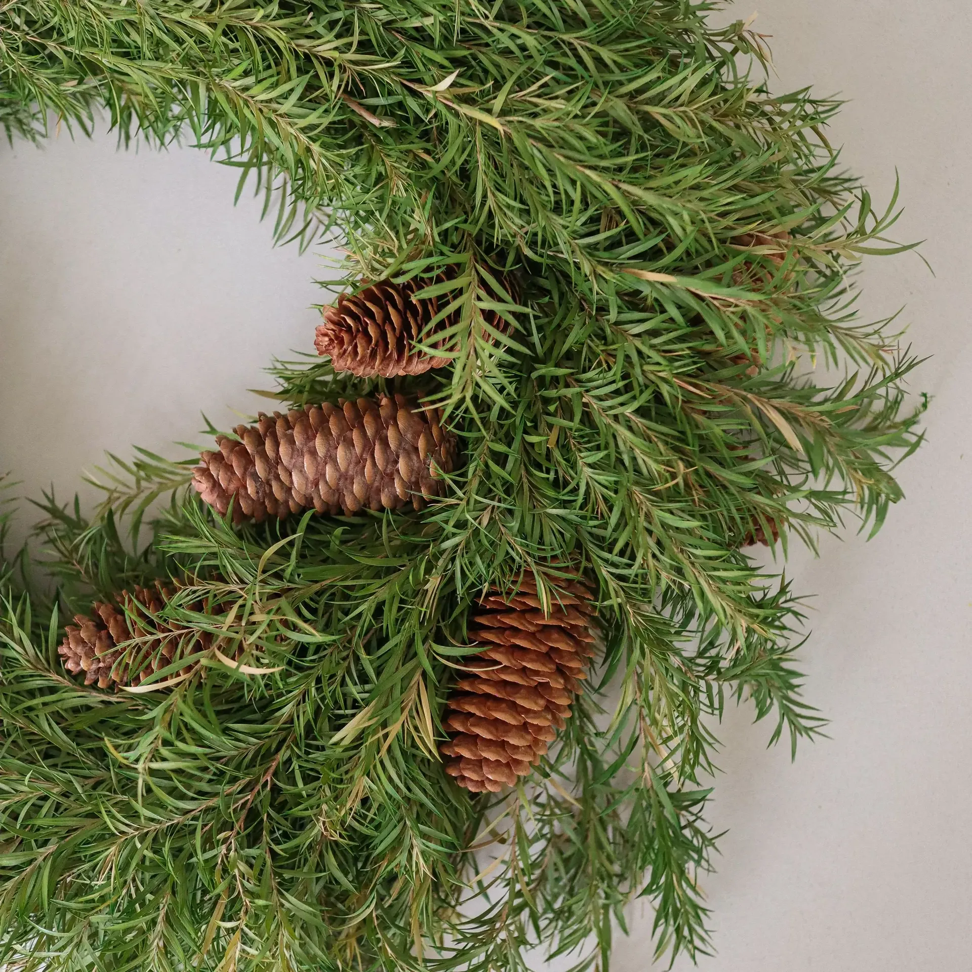 Couronne Evergreen Pine Wreath, Branches de sapin, Ø40 cm Botané