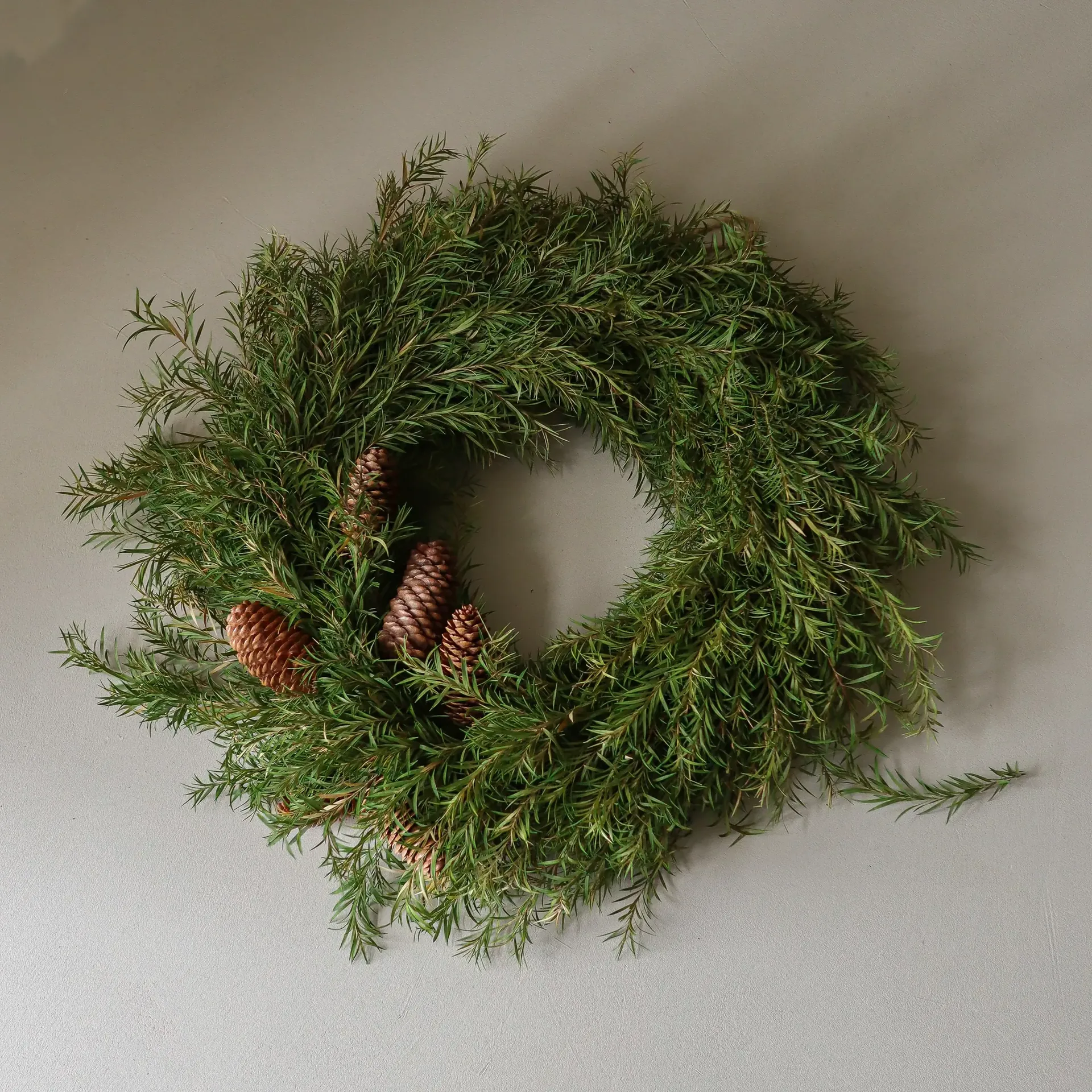 Couronne Evergreen Pine Wreath, Branches de sapin, Ø40 cm Botané