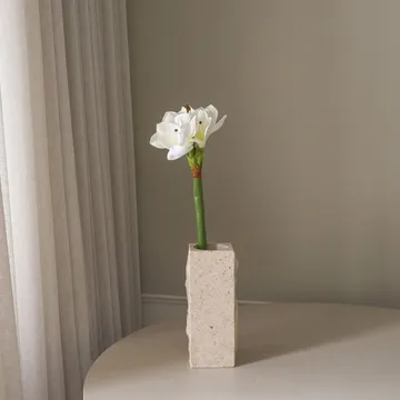 Fleur artificielle Amaryllis - Blanc, 73 cm - Botané