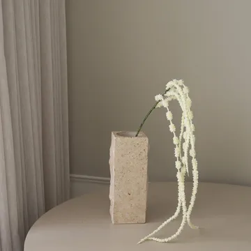 Fleur artificielle d'amarante retombante - Blanc, 112 cm - Botané
