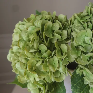 Fleur artificielle Hortensia - Moss green, 51 cm, 1 pièce - Botané