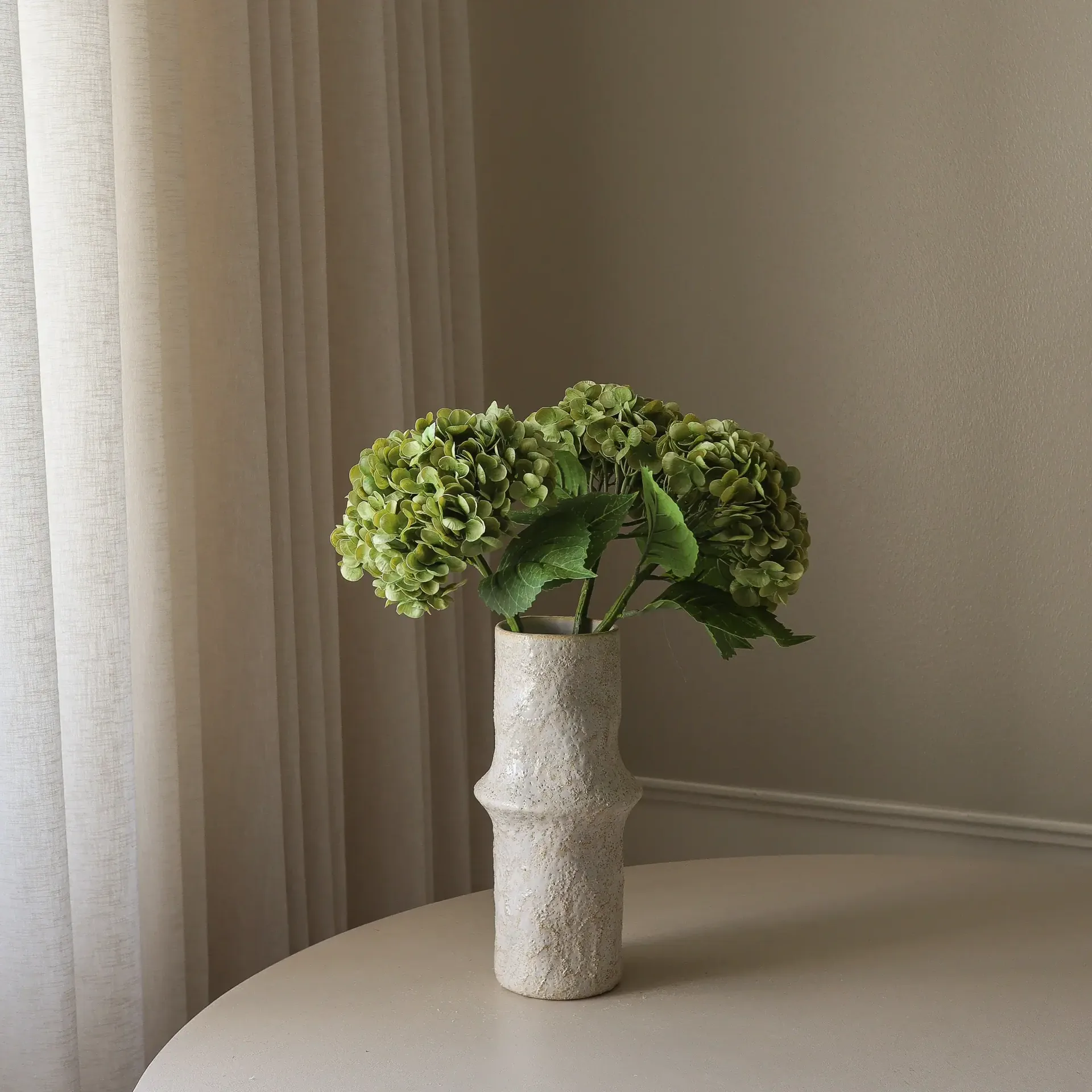Fleur artificielle Hortensia, Moss green, 51 cm, 1 pièce Botané