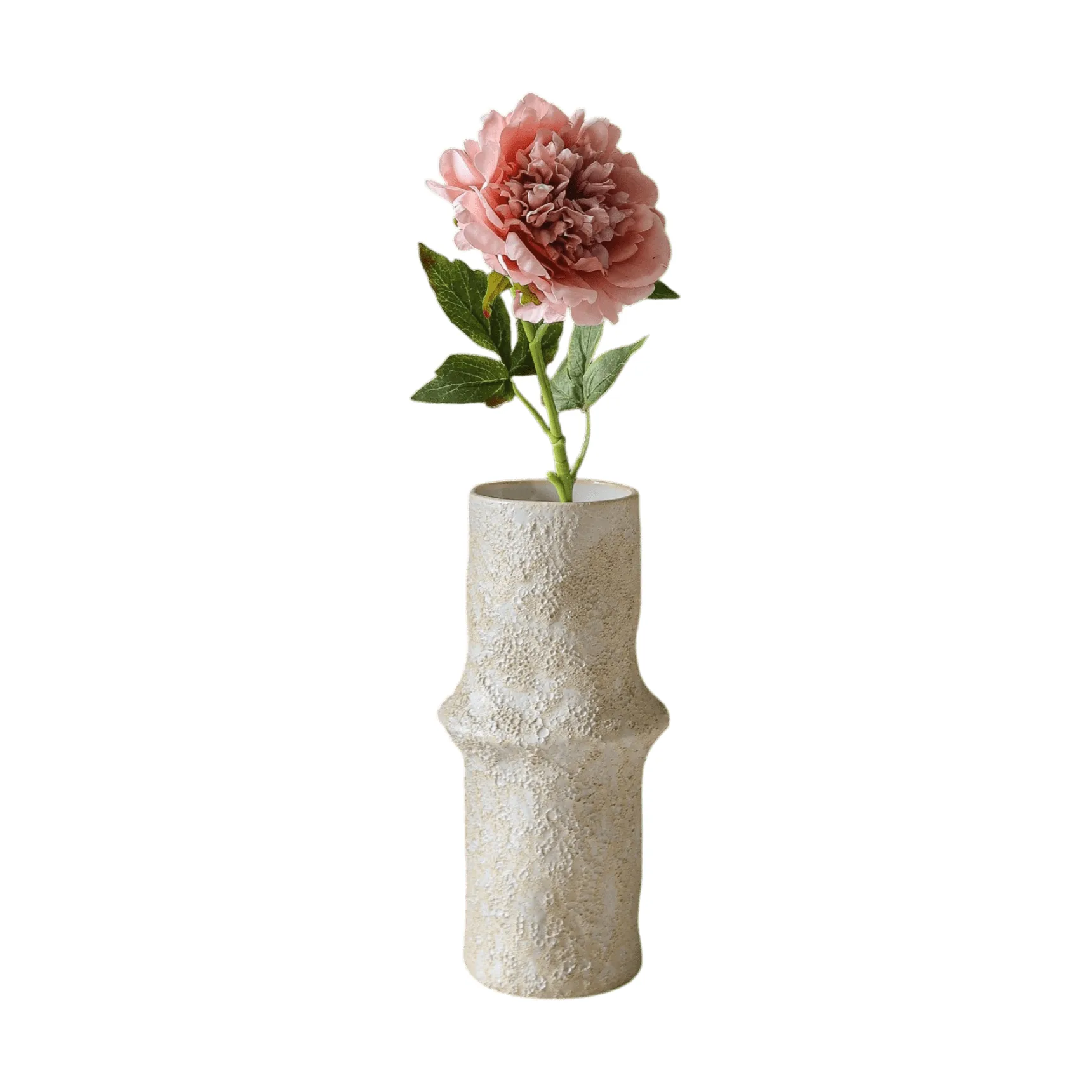 Fleur artificielle pivoine, Dusty pink, 56 cm, 1 pièce Botané