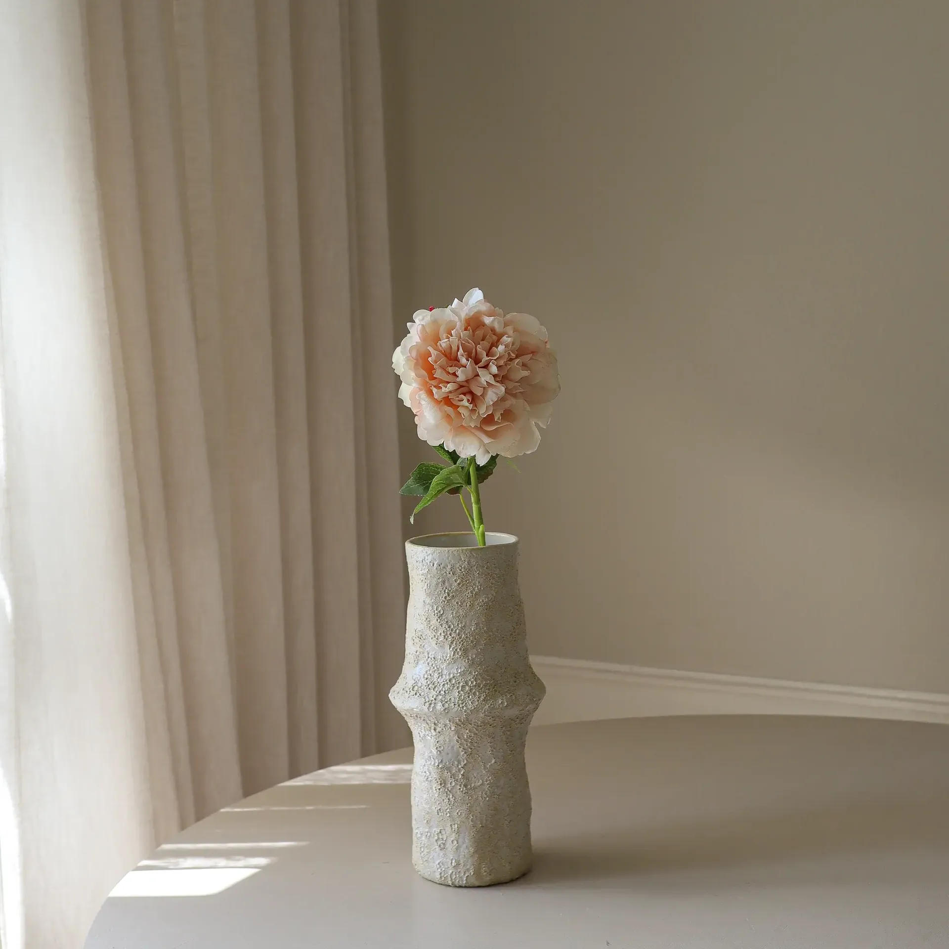 Fleur artificielle pivoine, Light pink, 56 cm, 1 pièce Botané