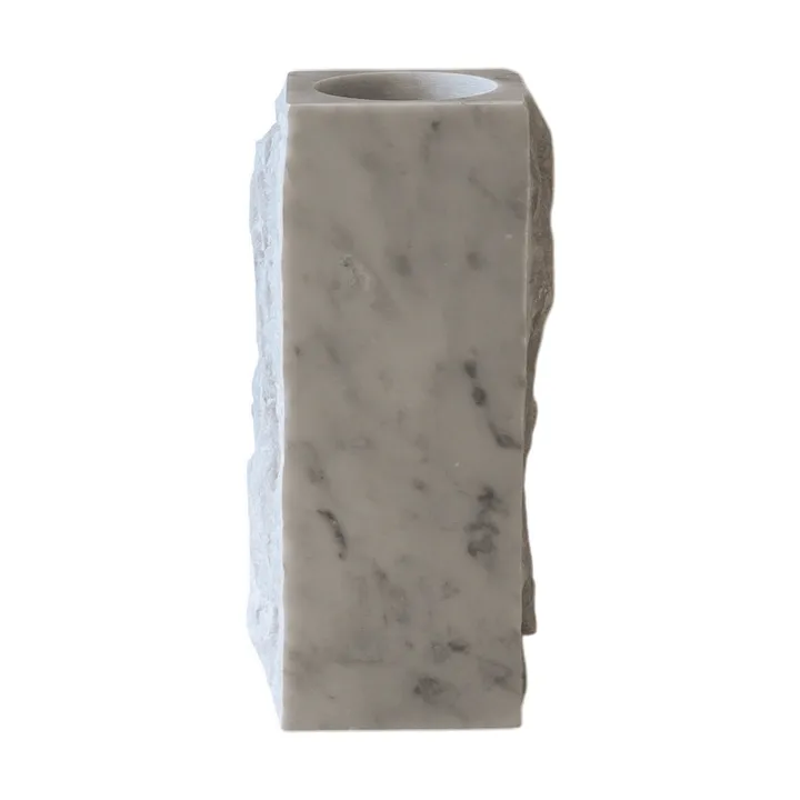 Vase en marbre Carrara Edge - Medium, 30 cm - Botané