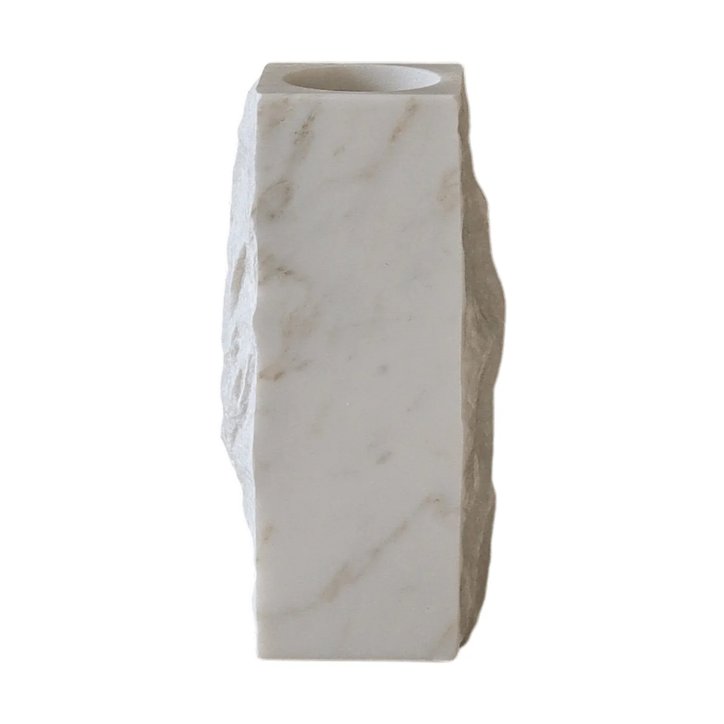 Vase en marbre Carrara Edge, Small, 25 cm Botané